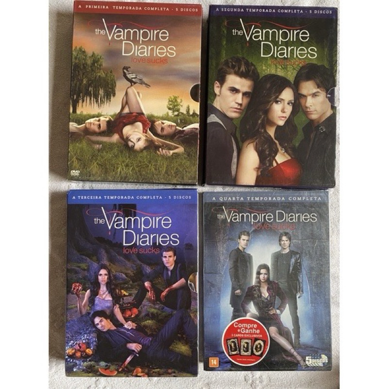 The Vampire Diaries DVD original completa | Shopee Brasil