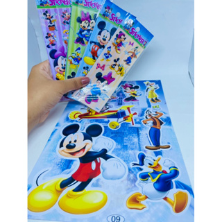 Cartela de adesivos/stickers do mickey mouse papelaria infantil