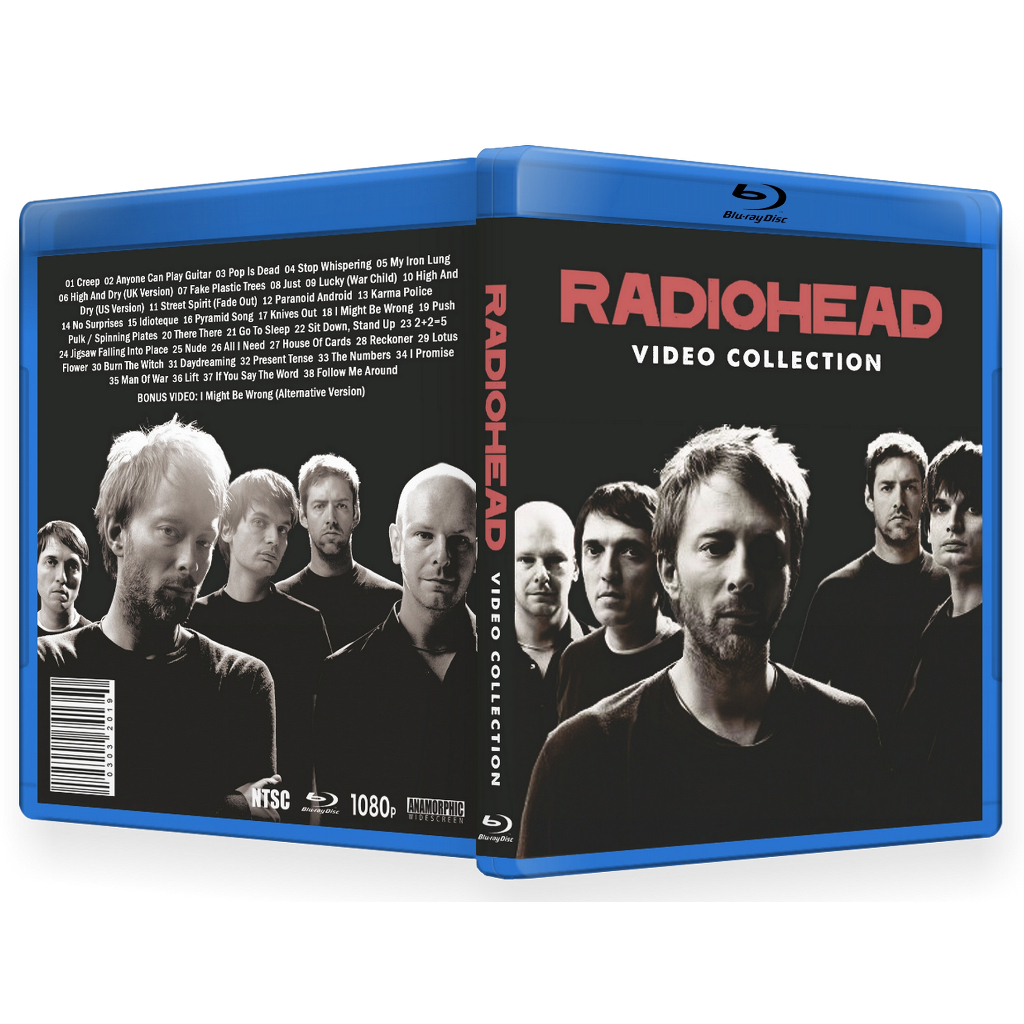 BLU-RAY RADIOHEAD - VIDEO COLLECTION (fan made) | Shopee Brasil