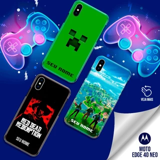 Capa Capinha - Moto Edge 40 Neo - Games