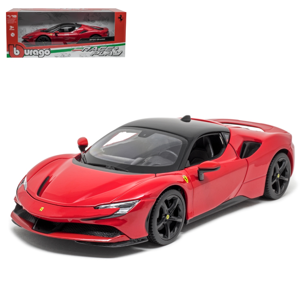 Miniatura de Carro Ferrari SF90 Stradale 1/18 Bburago | Shopee Brasil