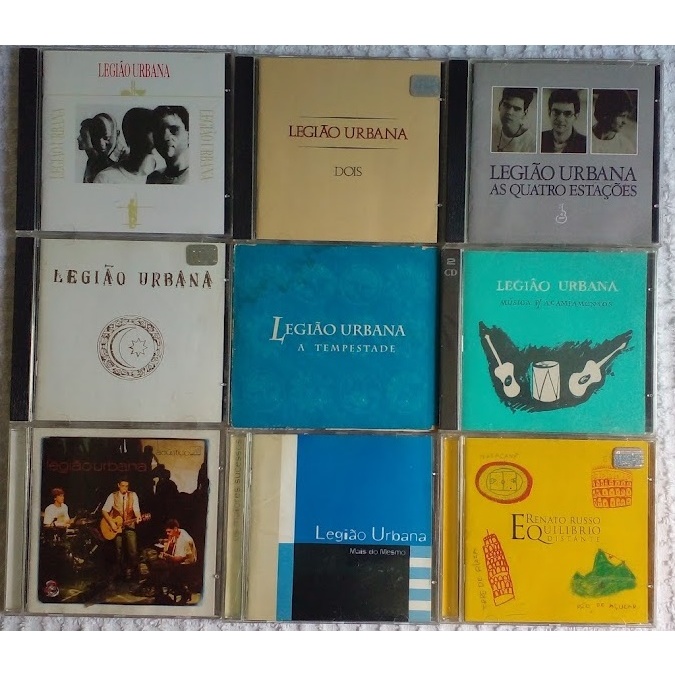 CD Legião Urbana Renato Russo Álbuns De Sucesso Original Gravadora Á Escolha