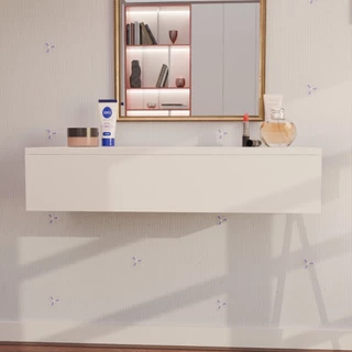 Penteadeira Com Gaveta 60CM Console Camarim Com Corrediças Telescópicas em Oferta na Shopee