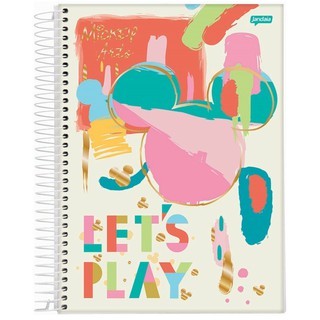 Caderno Universitário Mickey Arts 10 matérias (Disney) - Jandaia