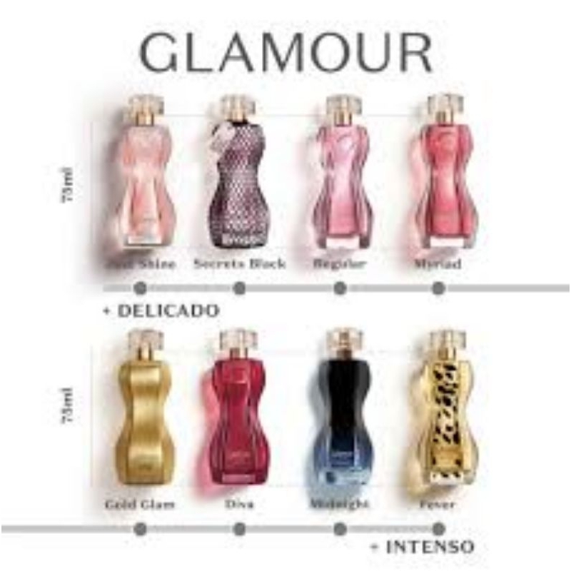 Glamour O Boticário Desodorante Colônia 75ml feminino em Oferta na Shopee
