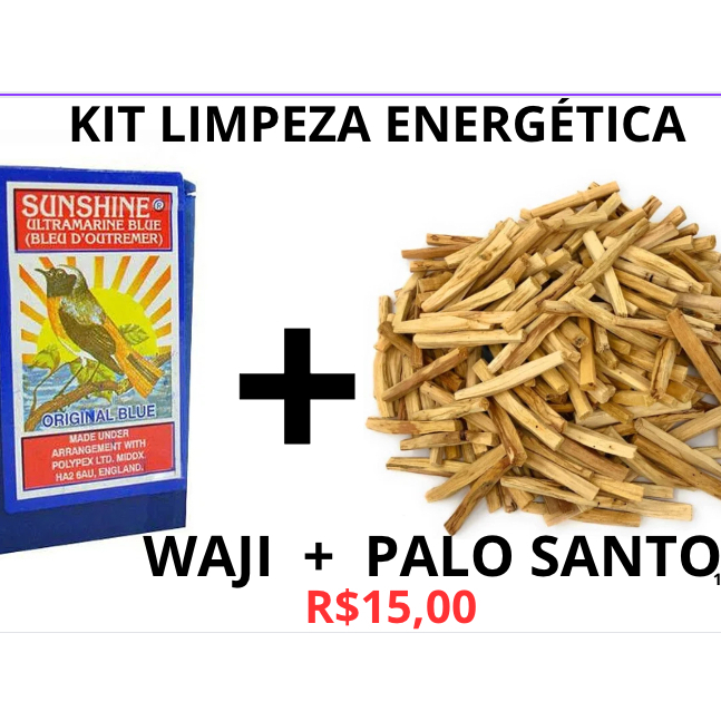 Anil + ritual + Palo santo peruano Woagi/waji Africano - Anil Em Pó Para Rituais Religiosos e Limpeza Energética Unidade