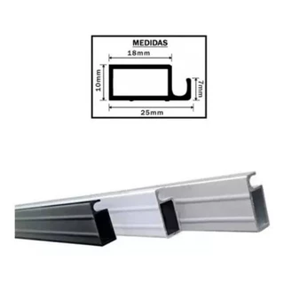 Perfil de aluminio para telas mosquiteiras