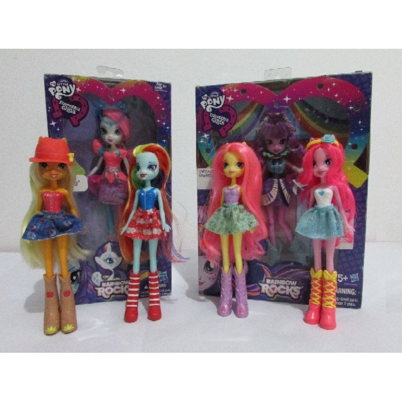 9pcs My Little Pony Equestria Girls Figures 12cm Monster High Dolls 