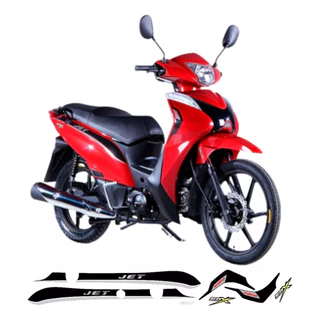 Kit Faixas Adesivos Shineray Jet 50x