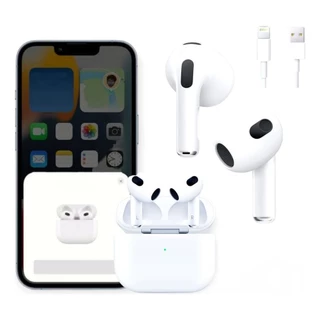 Fone de Ouvido Air Pods 3 Gen Para iPhone Pro Max Bluetooth Sem Fio GPS Cancelamento Ruido