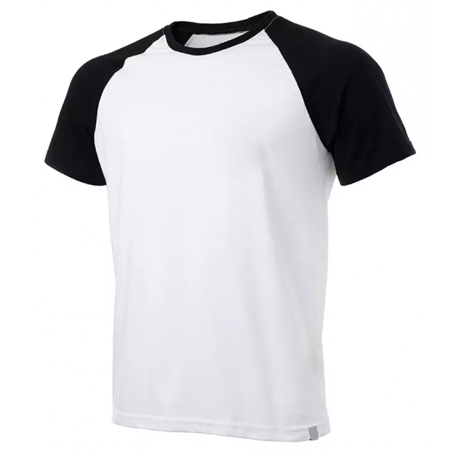 Camiseta T-shirt Raglan Lisa 100% Algodão