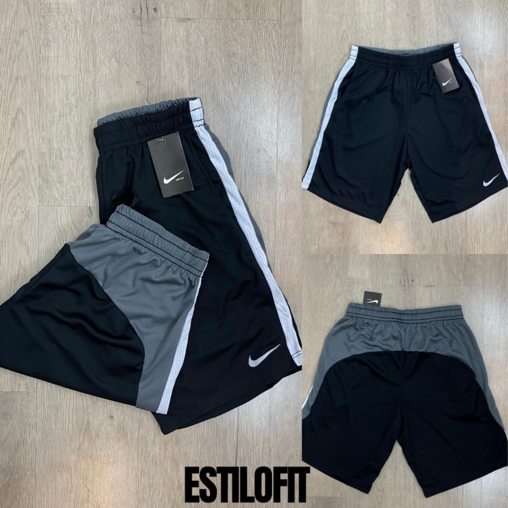 Short DRI-FIT Recorte com 2 Bolsos Treino/Casual/Corrida