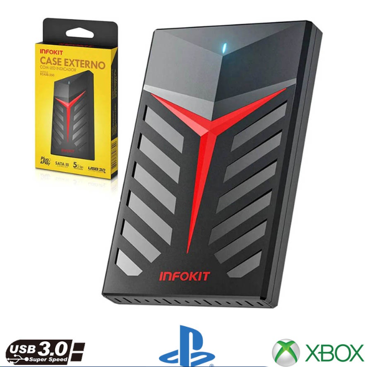 Hd Externo 1 Tera Byte 500Gb 320gb de Bolso Usb 3.0 Oferta Garantia Envio Já Disco Rígido Externo