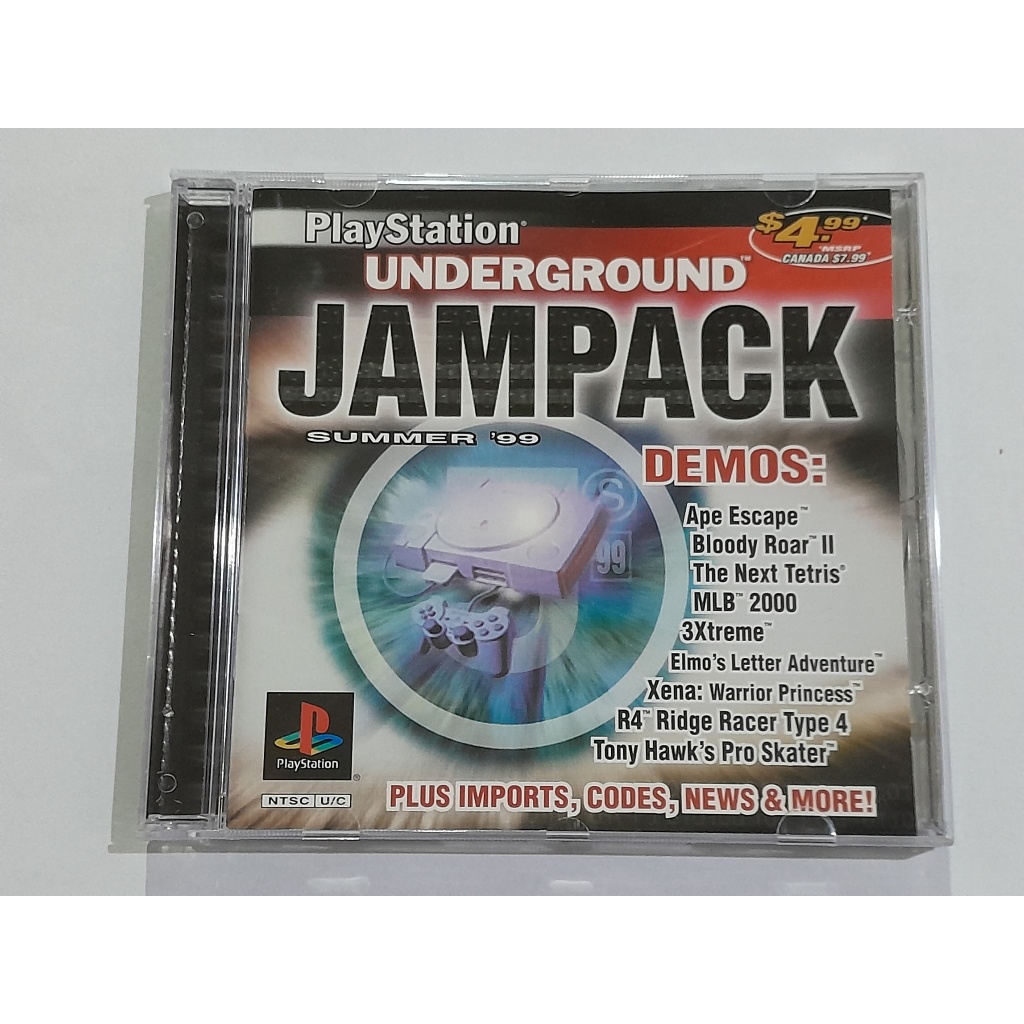 Playstation Underground Jampack Summer 99 p/ Playstation 1 PS1 Original ...