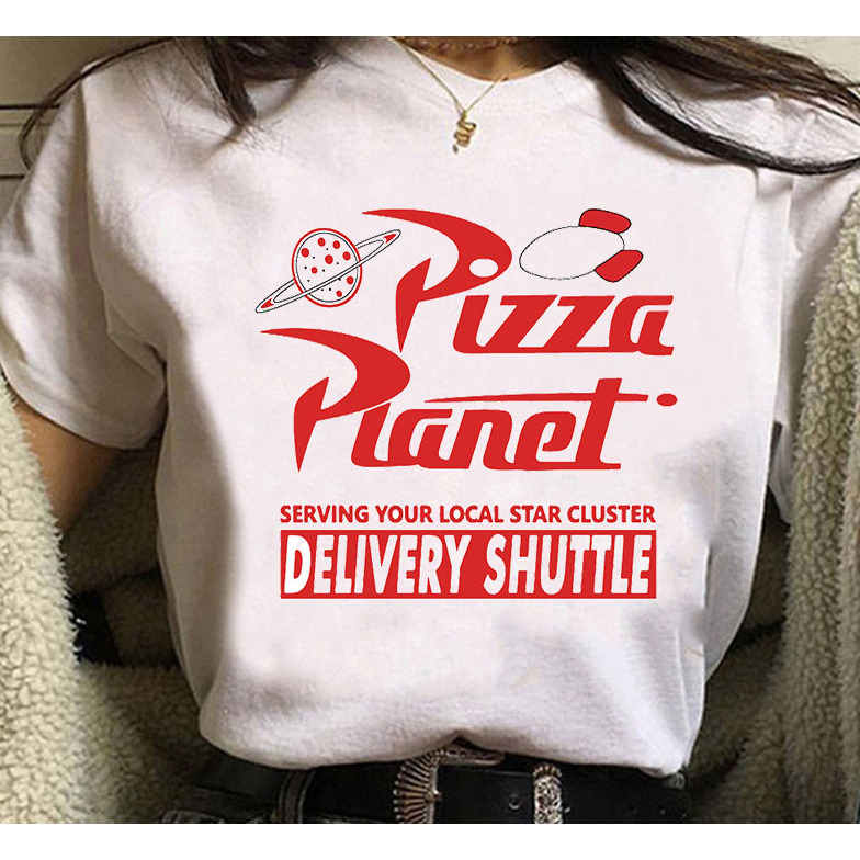 Camiseta Pizza Planet Woody Buzz Lightyear Unissex