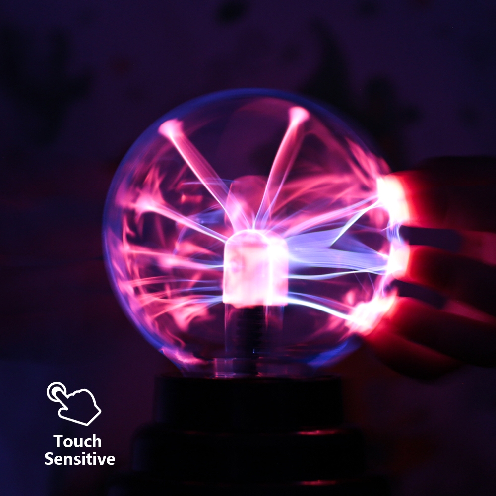 Lâmpada Mágica de Vidro Smallbrainssuper Bola de Plasma Static Ball