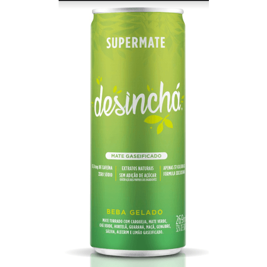 Desin supermate bebida pronta gaiseficada Lata 269ml | Shopee Brasil