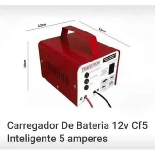 CARREGADOR AUTOMOTIVO CF5 carro/moto (5 amperes/hrs)