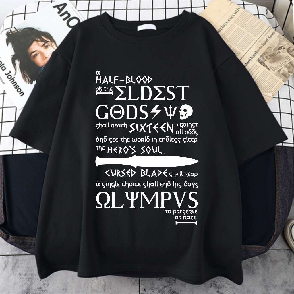 Camiseta Half Blood Of The Eldest Gods Percy Unissex