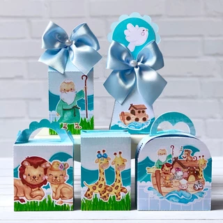 Kit Personalizados Arca de Noé / Mimos de Aniversário Lembrancinhas Caixinhas Personalizadas Kit Festa