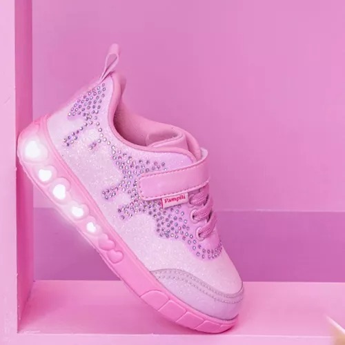 Tênis Infantil Feminino Tenis De Rodinha Com Led Pampili Tênis De