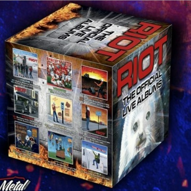 RIOT - THE OFFICIAL LIVE ALBUNS (BOX COMPLETO) | Shopee Brasil
