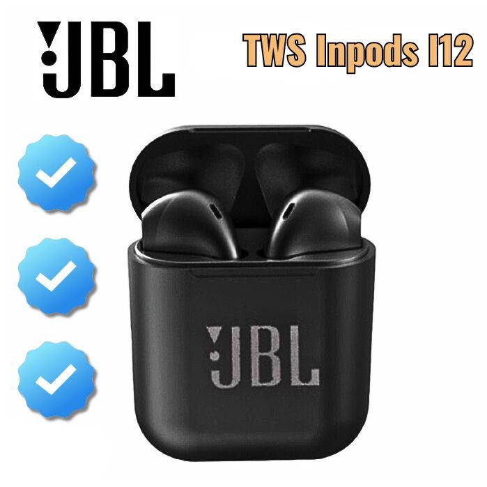 [Entrega 24h] Fone De Ouvido I12 Tws Stereo Com Microfone E Carregamento Sem Fio Bluetooth 5.0