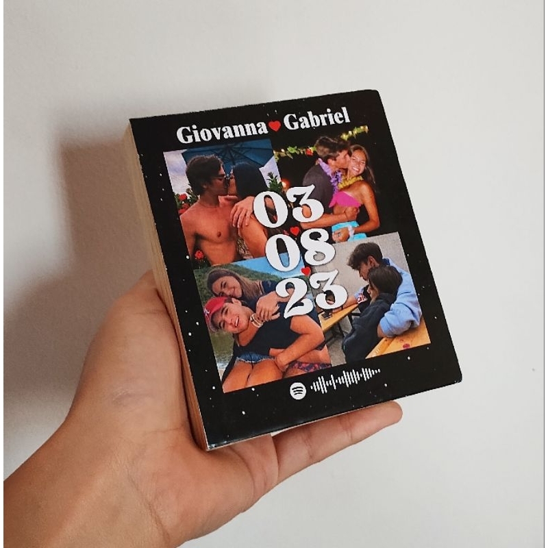 POLAROID DE MESA | DATE 10X12 🧡 SÓ FRENTE PRESENTE NAMORO