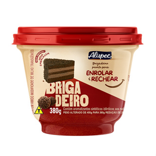 Brigadeiro 365gr Alispec pronto para enrolar