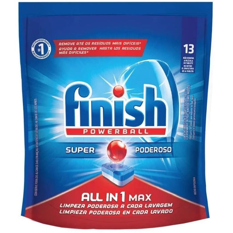 Detergente Para Lava Louça Finish em tablete 13 unidades