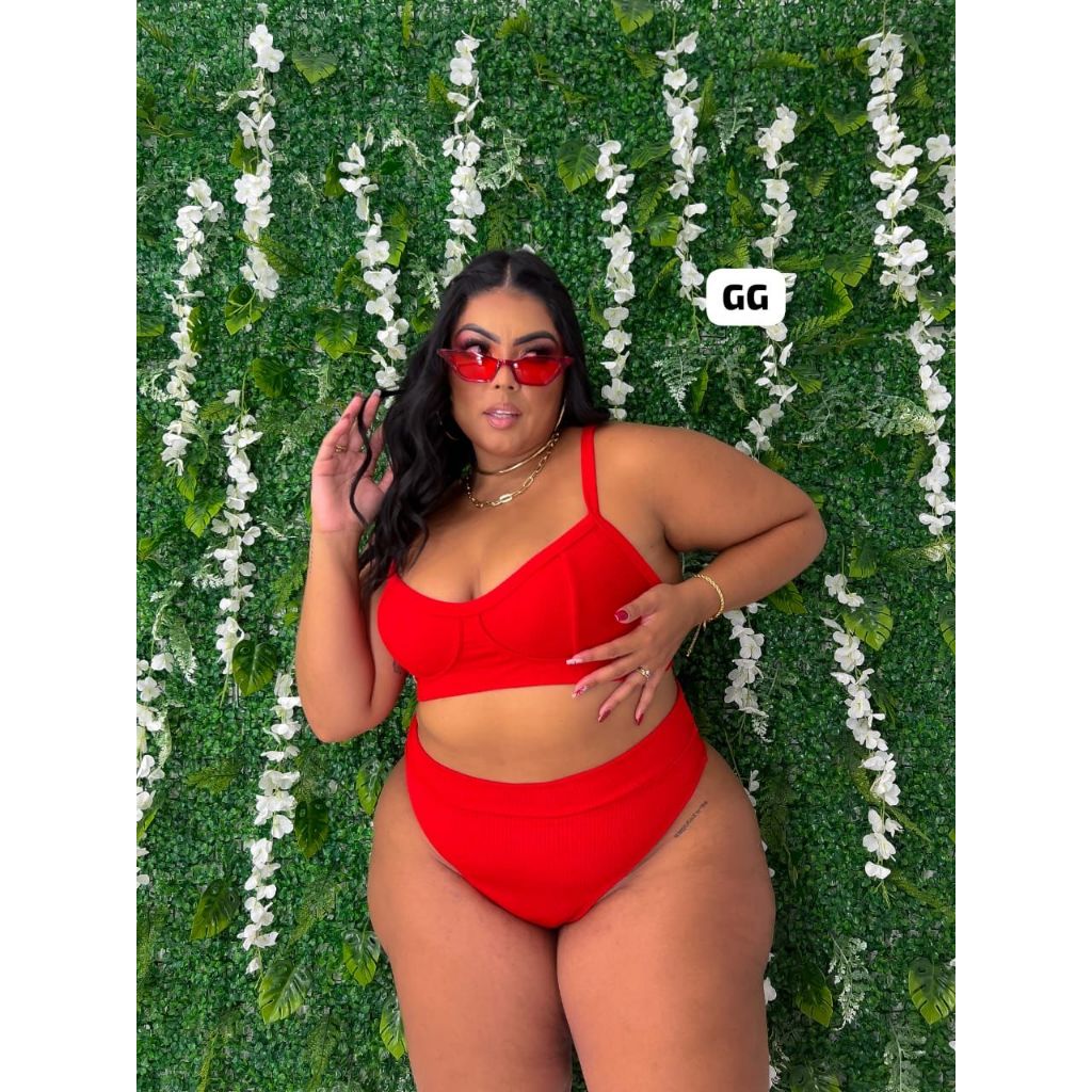 Biquini s/ Bojo Plus Size