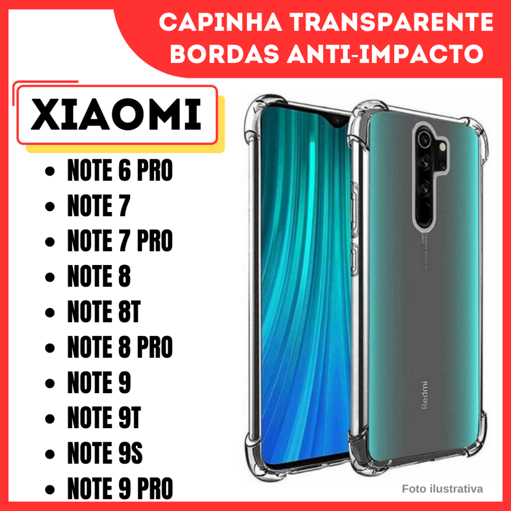 Cool Funda AntiShock Transparente para Xiaomi Redmi Note 8/ Note 8