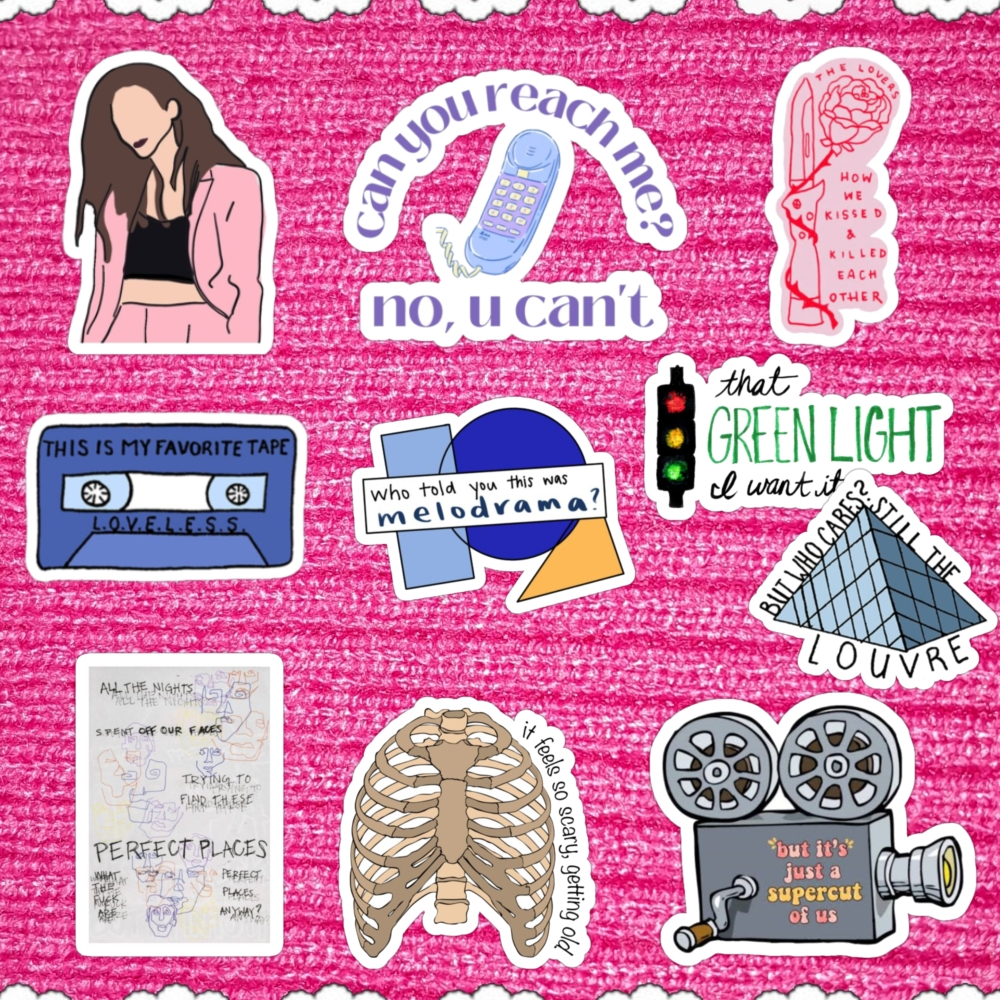 kit stickers adesivos lorde melodrama solar power | Shopee Brasil