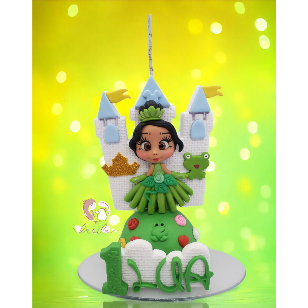 Vela Topo De Bolo Tiana A Princesa E O Sapo Shopee Brasil