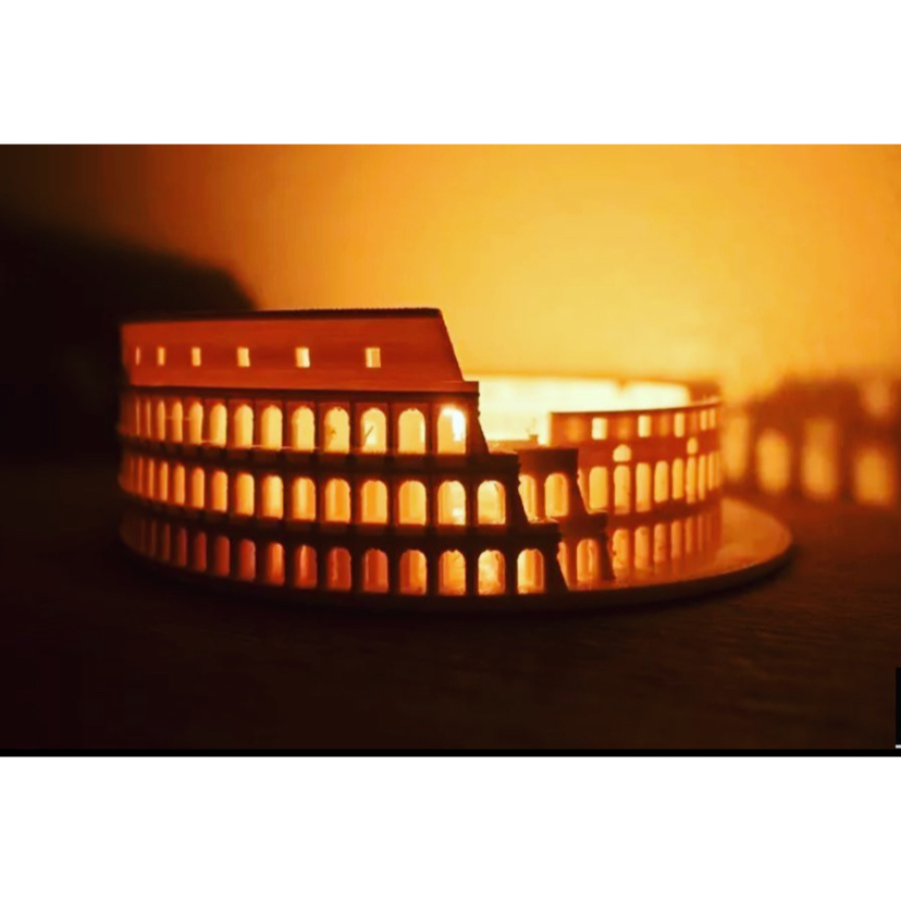 Miniatura do COLISEU de Roma para decoração e colecionismo
