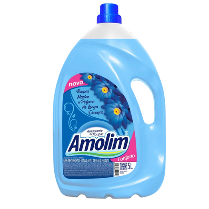 Amaciante concentrado Cheiro Downy/Cheiro Confort 5 litros Fixa na Roupa