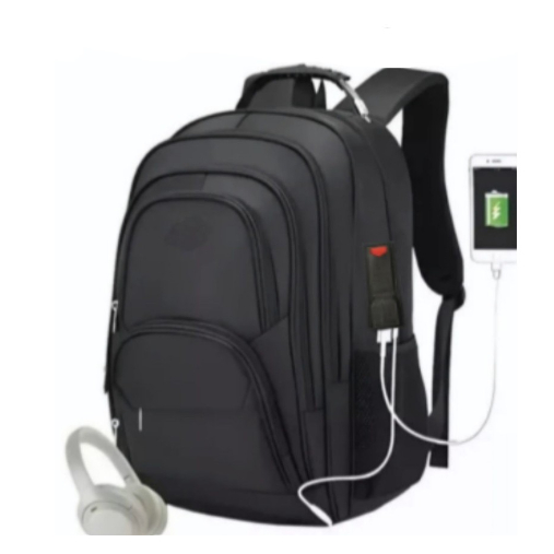 Mochila Bolsa Reforçada Notebook Escolar Faculdade C/ Cabo De Aço Ótima