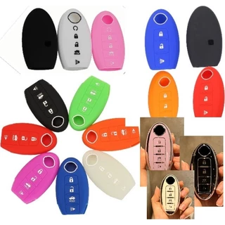 Capa em Silicone para Chave Presença Nissan Sentra Versa Kicks 3 e 4 Botões capinha (Lançamento)