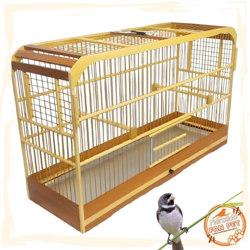 Gaiola Voador Coleiro 58CM + (1 Osso de Siba) | Shopee Brasil