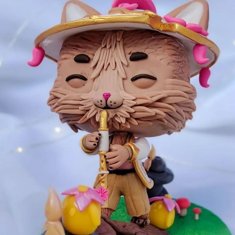 Teemo Florescer Espiritual ( Prestígio ) - League of Legends - Funko Pop em biscuit