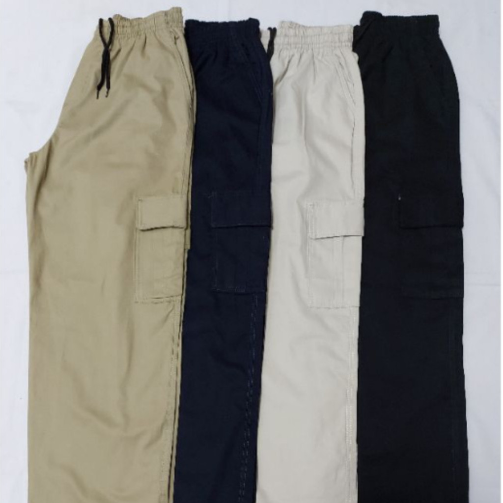Calça Cargo Skate Streetwear Retro Boca Larga Unissex