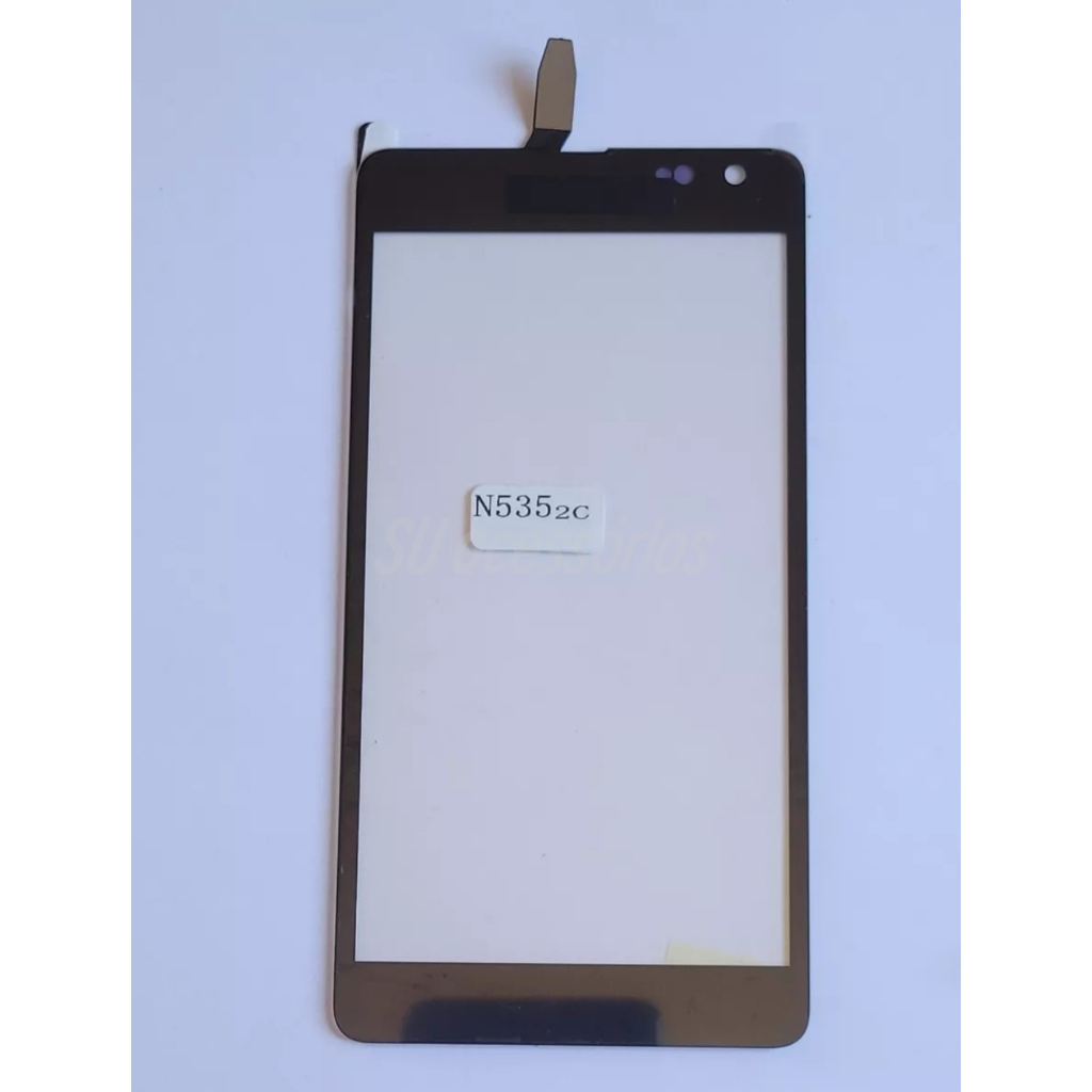 Tela Touch Screen Vidro Compatível Nokia Lumia N535 2c CT2c (Somente Vidro Touch /Sem Display LCD)