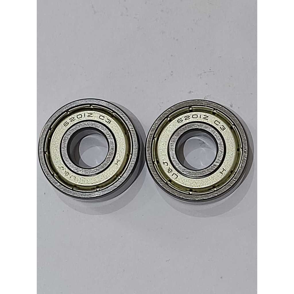 2 X SKF 6201 ZZ C3 Ball Bearings - 12x32x10mm, Double Metal Shielded, Made In France 2 thumbnail image