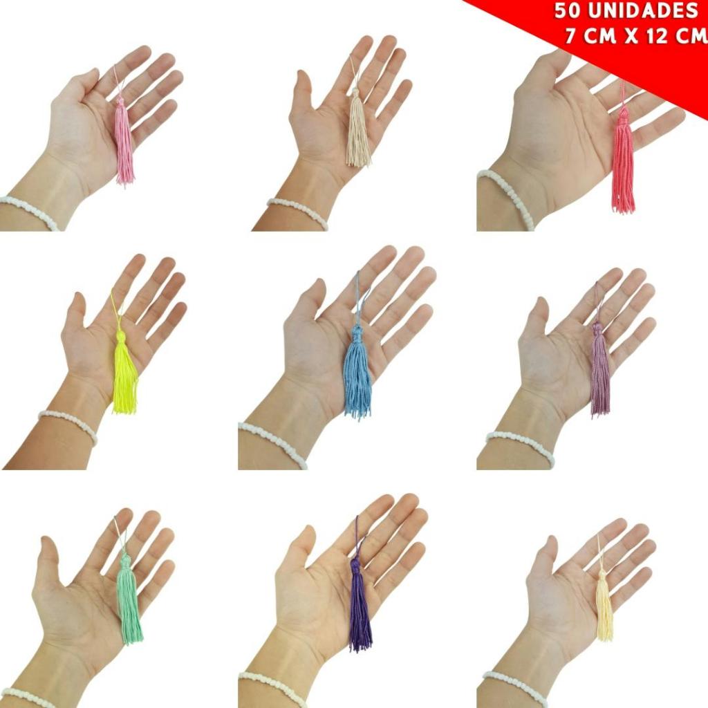 Pingente De Seda Tassel - Franja - Com 50 Unidades - MGX