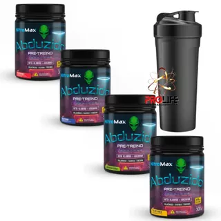 Kit 4x Pre Treino Abduzido 300g + Coqueteleira - Nitromax