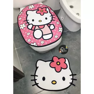 Jogo de banheiro Hello-Kitty