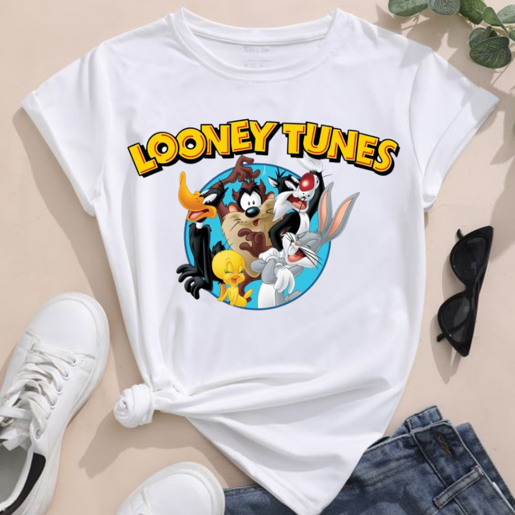 Camisa personalizada Looney Tunes desenho animado pernalonga blusa camiseta  | Shopee Brasil