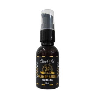 Óleo para barba 30ml Black fix macadamia