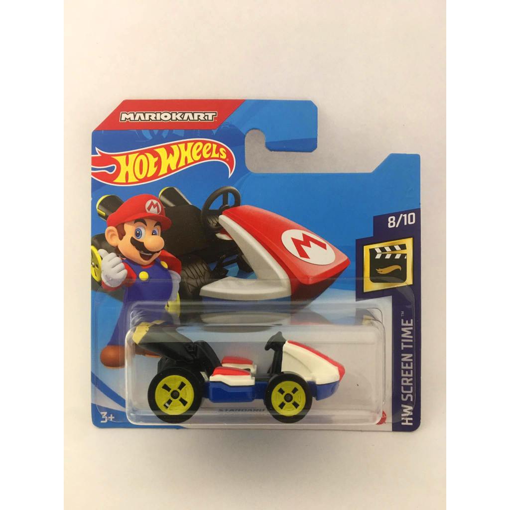 Standard Kart Mario Kart #166 8/10 Screen Time 2021 Hot Wheels