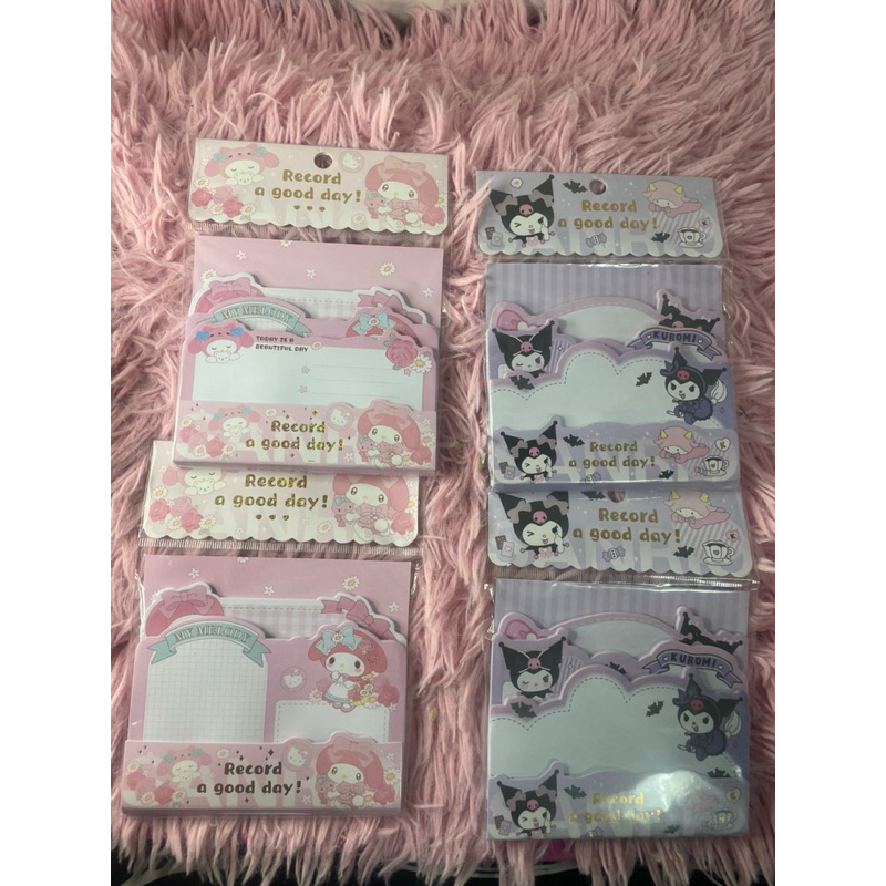 Post it Sanrio my melody kuromi Novo